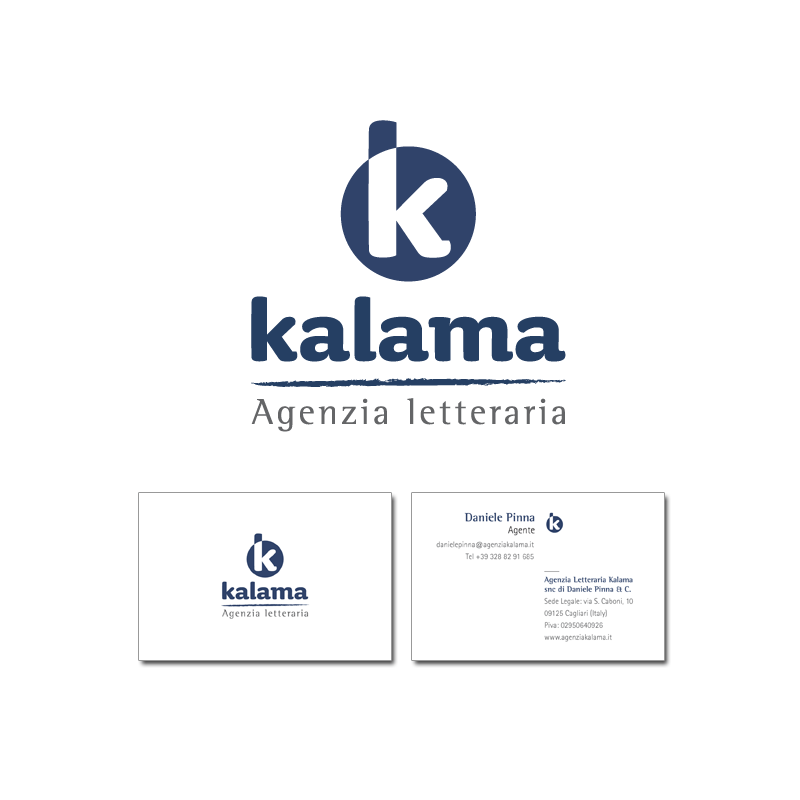 Agenzia Letteraria Kalama - Marchio | biglietto da visita | sito web www.agenziakalama.it