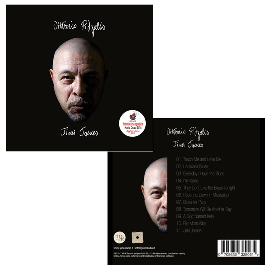 JaneStudio Recording: Vittorio Pitzalis -Jimi James - Digipack 3 ante, booklet, label